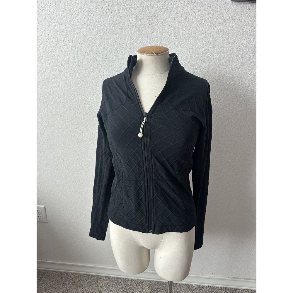 Lululemon Diamond Pattern Full Zip Fitted Jacket